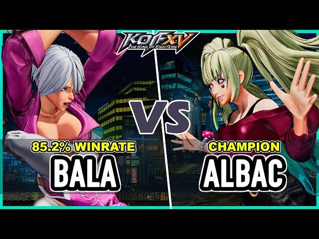 KOF XV  Bala (Ángel/K'/Iori) vs AlbaC (B.Jenet/Sylvie/Chizuru)  Steam