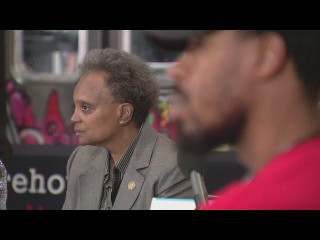 Mayor Lightfoot travels to high-crime neighborhoods, holds roundtables to hear from community voices