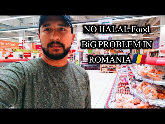 ROMANIA GUIDE  | NO HALAL Food BiG PROBLEM IN ROMANIA | GROCERY shopping VLOG