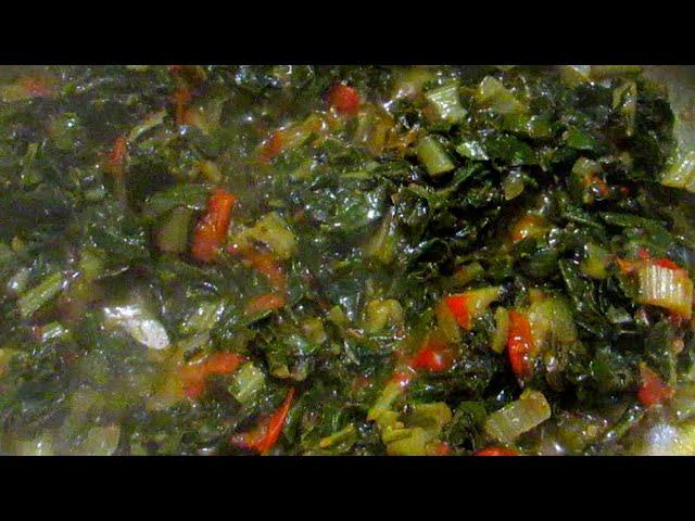 Simple but very tasty spinach recipe. South African Youtuber