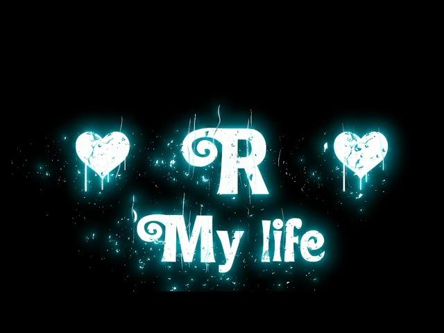 #R letter name status | #R love status#R whatsappstatus video️#blackscreenstatus #whatsapp#viral