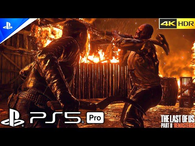 THE LAST OF US 2 REMASTERED PS5 PRO ULTRA Realistic Graphics Gameplay [4K HDR 60FPS]