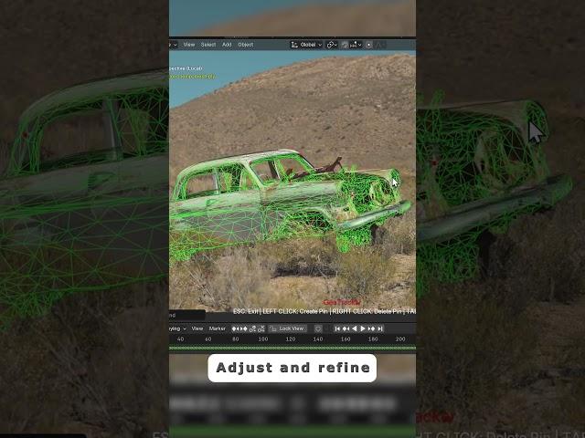 Geometry-based camera tracking #geotracker #comfyUI #blender #vfx