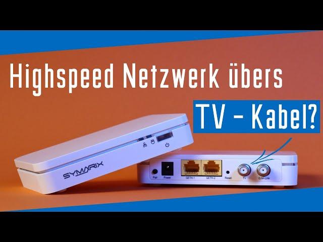 Heimnetzwerk Verkabelung übers SAT Kabel - Ethernet over Coax Review