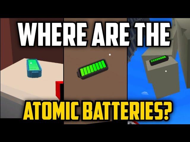 Where to find the 3 Atomic Batteries in Dude Wars : Pixel Shooter Game
