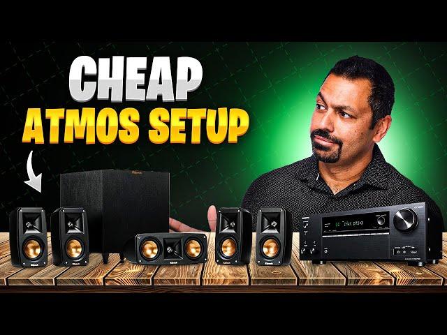 $1,500 Budget Friendly Dolby Atmos Home Theater Setup! 5.1.4 with 10 Speakers + 2 Subs