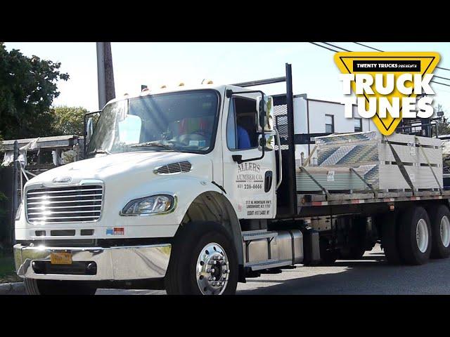 Flatbed for Children | Kids Truck Video | Twenty Trucks Channel