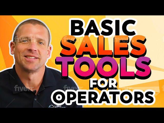 Basic Sales Tools for Operators