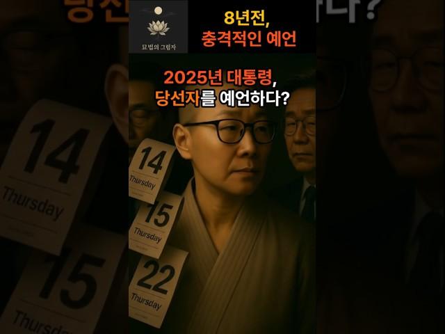 충격의 8년전 당선자 예언 #미스터리 #예언