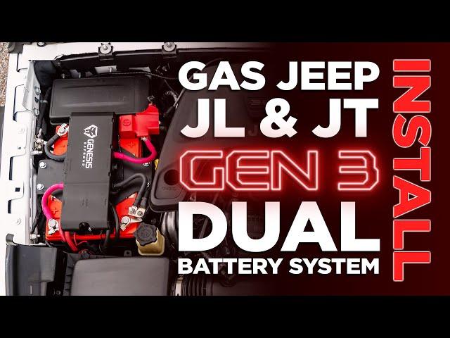 Jeep JL & Gladiator Gen 3 Dual Battery Kit Installation Guide