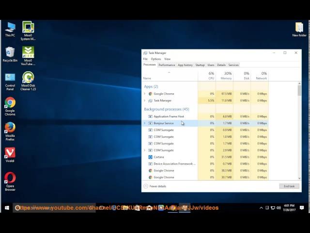 Uninstall Moo0 Disk Cleaner on Windows 10 Creators Update