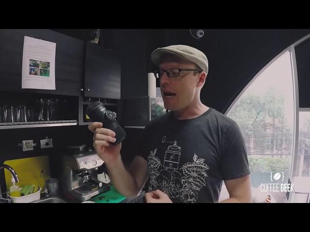 WACACO Nanopresso Portable Espresso Maker Review - Coffee Geek TV