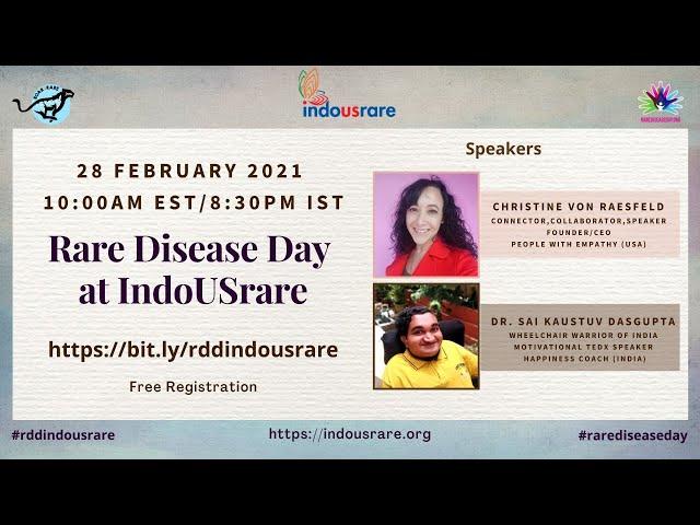 Rare Disease Day @IndoUSrare 2021