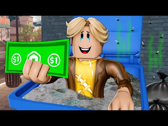 A DOLLAR Made Him RICH! (A Roblox Movie)