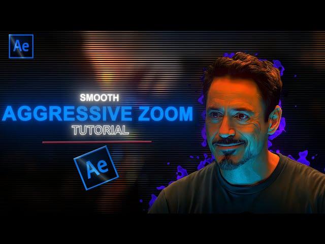 Smooth Aggressive Zooms for your Edits! | After Effects Tutorial | Beginner's Guide