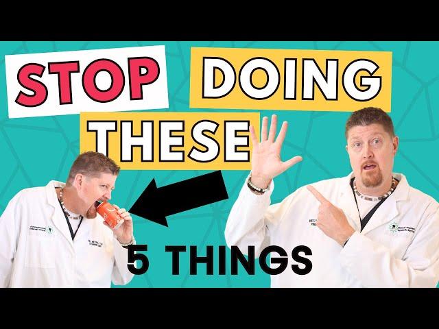 5 Things Your Dentist Wants You to Stop Doing | Dr. Brett Langston