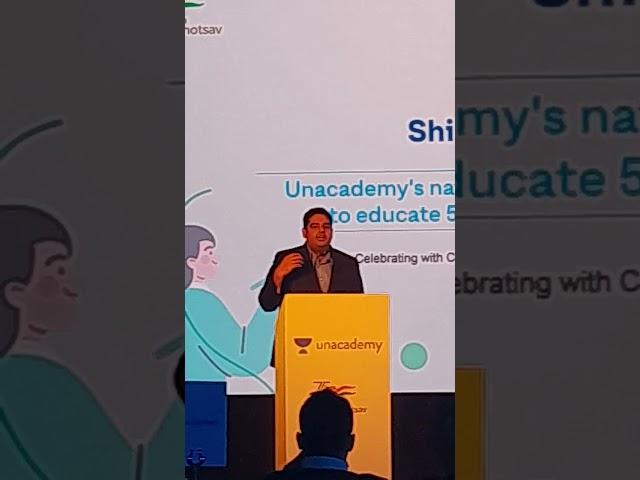 UNACADEMY SHIKSHODAYA EVENT  SHRI MUNJAL SPEAKING AT THE LALIT HOTEL  ON GIRLS  EDUCATION #shorts.