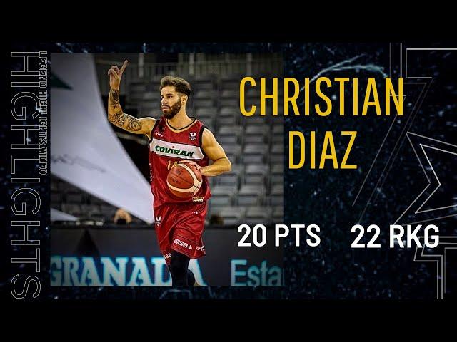 CHRISTIAN DIAZ COVIRAN GRANADA VS VALLADOLID LIGA LEB ORO HIGHLIGHTS 2021