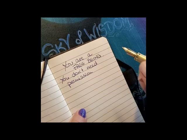 047 Can I do this Love? *Sky of Wisdom* Change your Life forever with intuitive writing