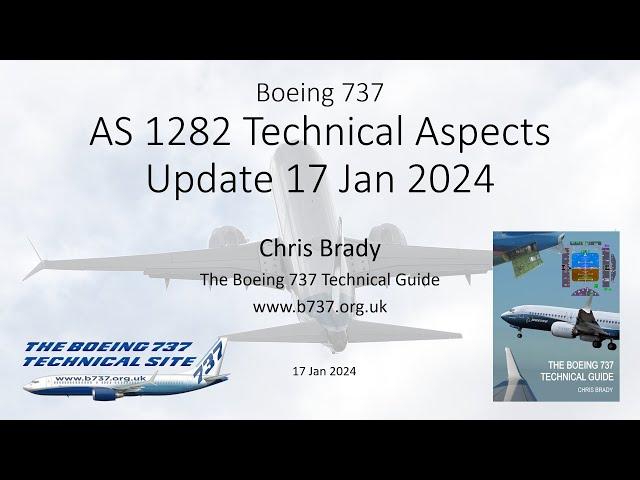 737 Technical Aspects of AS1282 Updated
