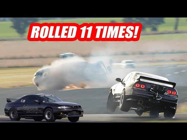 The Worst and Craziest GT-R Crash We Have Ever Seen!  And he Walked Away! - The Full Story