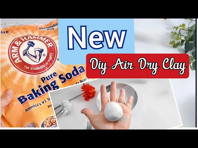 NEW! Easy DIY Air Dry Clay Recipe - Baking Soda Clay