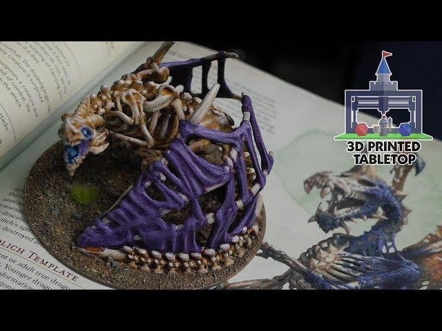 Making a 3D Printed Skeletal Dragon