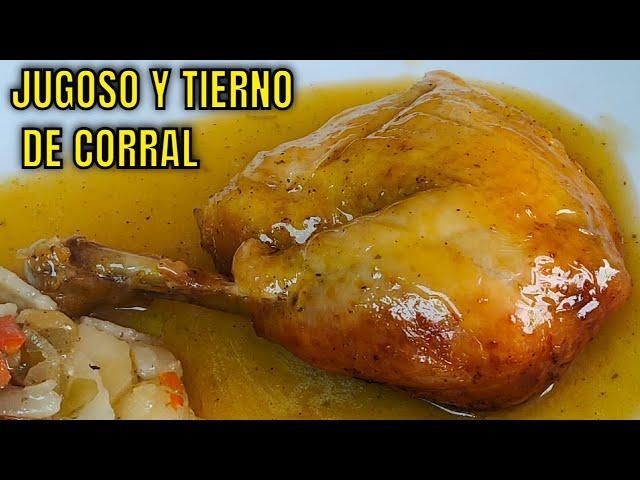 Como hacer Pollo al Horno ( Truco para que te quede Dorado y Rico)