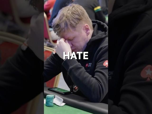 I HATE this Three way ALL-IN for all the chips