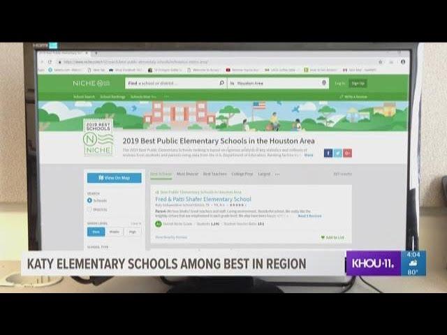 Katy elementary schools ranked among best in region