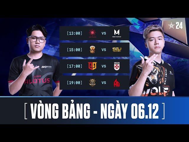 UM vs TAL - 3BL vs SGJ - Q9 vs SV - AG vs WOF | VÒNG BẢNG CFS 2024 GRAND FINALS - NGÀY 6/12/2024