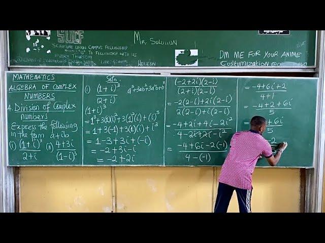 Complex Numbers 1(Definition, Addition, Subtraction, Multiplication and Division of Complex Numbers)