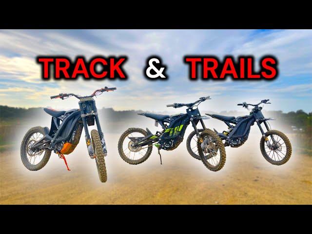 Surron Light Bee X Riding // Tracks, Trails, Jumps + Wheelies