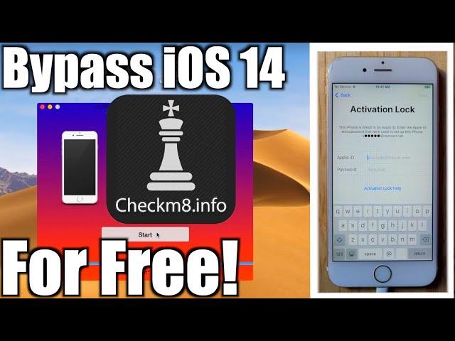 Bypass iCloud Activation Lock on iOS 14 With Checkm8.info For Free + Jailbreak. (iOS 12.4 - 14.4)