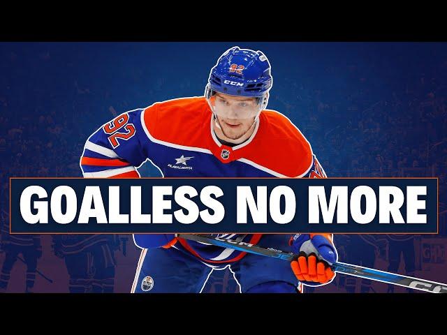 Vasily Podkolzin scores his first goal for the Edmonton Oilers | Oilers Update