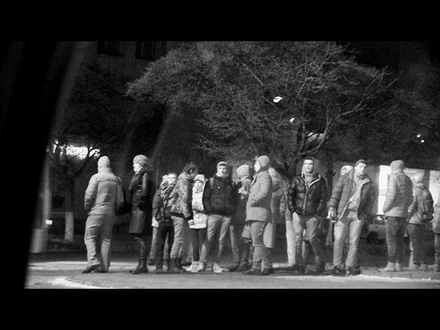 Сбор "титушек" ранним утром в Житомире - Житомир.info