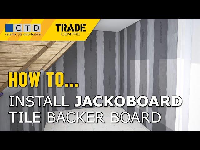 How To Install Jackoboard Tile Backer Board