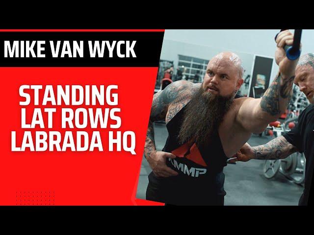 Standing cable rows with Mike Van Wyck