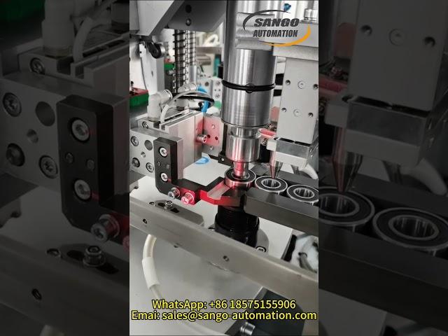 Automated bearing assembly #machine #factory #automation #facts #manufacturer #manufacturing