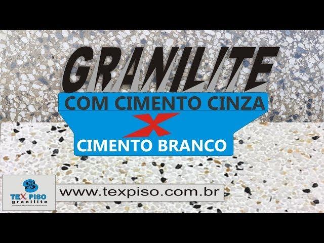 Granilite 3 Cores   Palha, Branca e Preta - Com cimento cinza