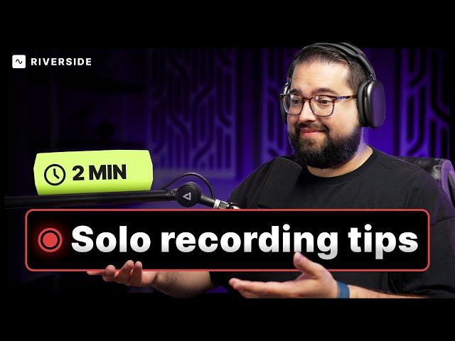 How to Record a Solo Podcast Easily [2 Min Tutorial]