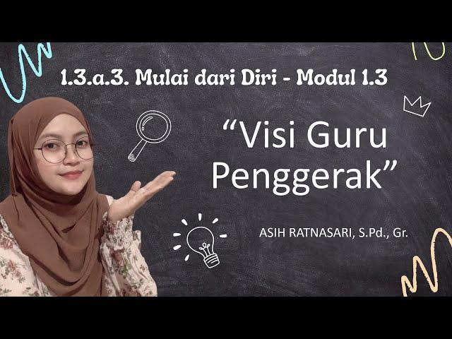 MULAI DARI DIRI MODUL 1.3 VISI GURU PENGGERAK