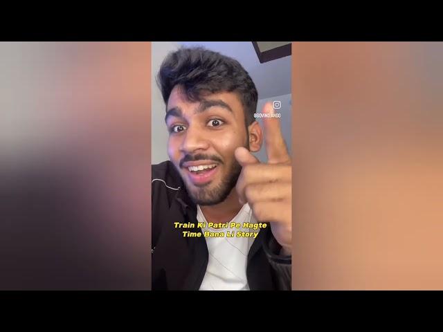 Train ki patri me bakchodi | Roast video | Govind Rajput