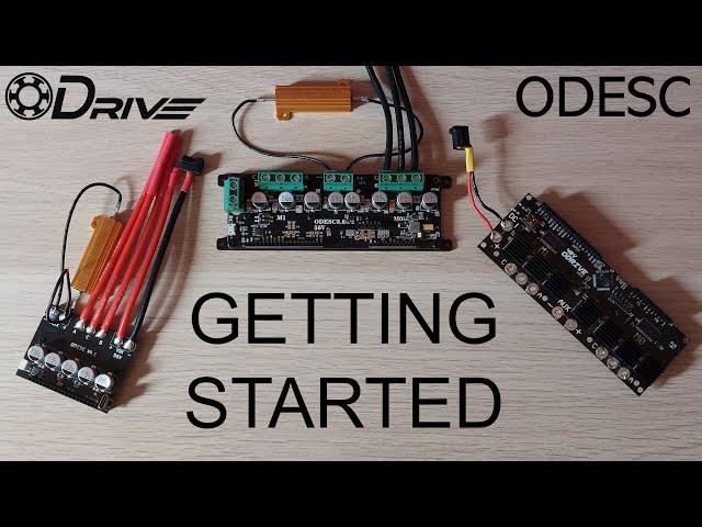 Getting started with ODrive V3  (and compatible boards like ODESC)