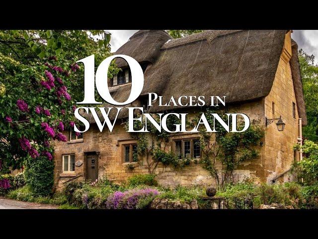 10 Most Beautiful Places to Visit in South West England 4k 󠁧󠁢󠁥󠁮󠁧󠁿 | Cotswolds | Dorset