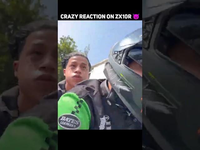 Aalyan Vlogs Crazy Reaction On ZX10R  Hyper Riding  #shorts