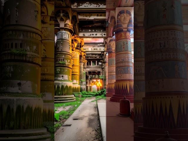 ABANDONED ANCIENT EGYPT KINGDOM #ai #egyptian #pharaoh #abandoned #film #set #temple #kingdom #fyp