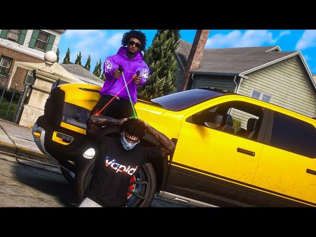 Robbing a GANG for ALL THEIR GUNS in GTA 5 RP..