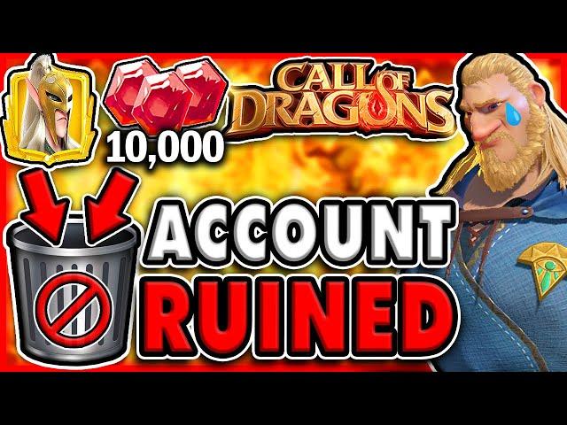 Call of Dragons: 2 HUGE Mistakes EVERYONE is Making! Call of Dragons Tips for Beginners