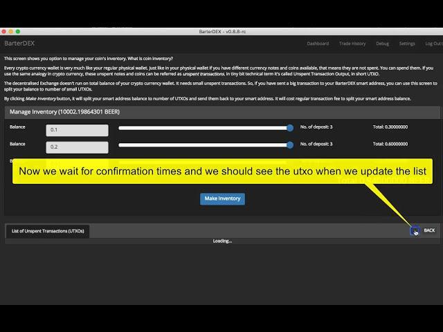 How to use UTXO splitter in BarterDEX